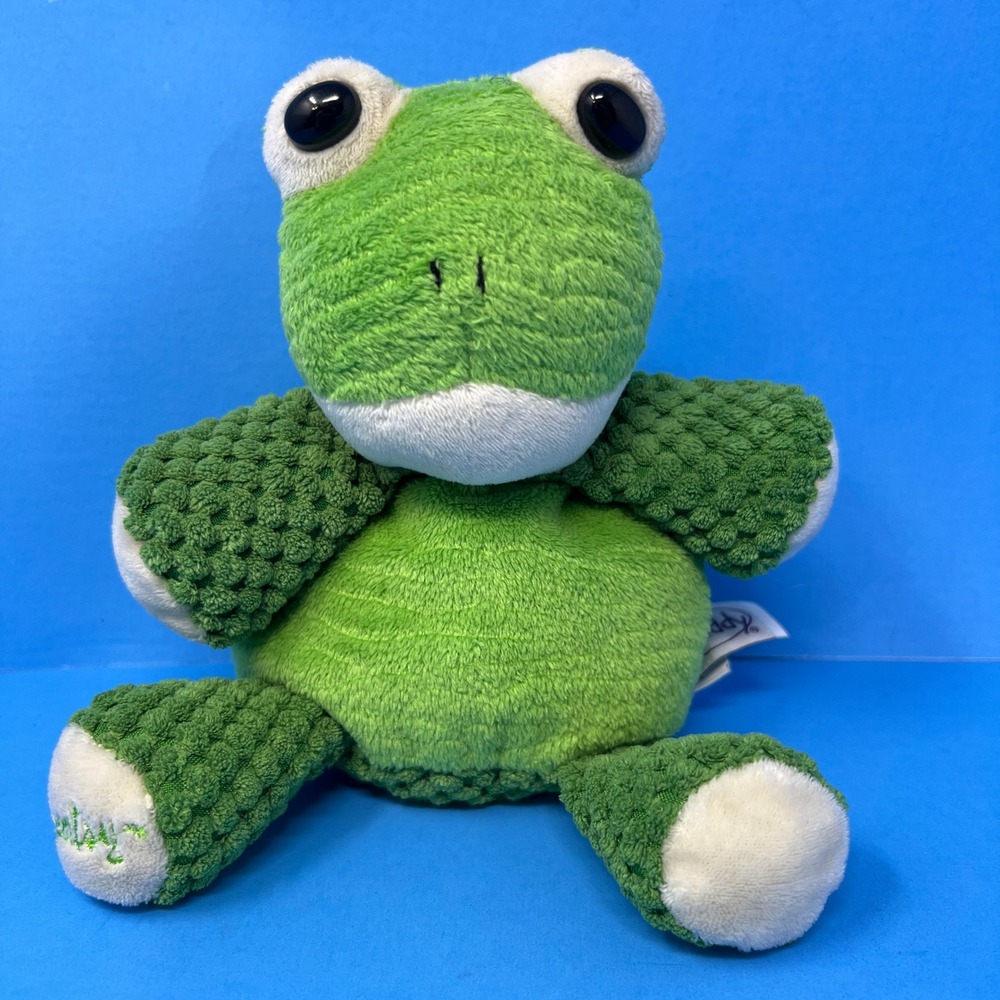 Scentsy Ribbert the Frog Plush 8 Inch Green Retired Scented Buddy Zipper Pouch - Picture 11 of 16